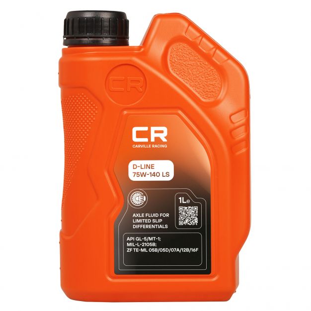 Канистра трансмиссионного масла Carville racing 75W-140 LS объёмом 1 литра фото 1