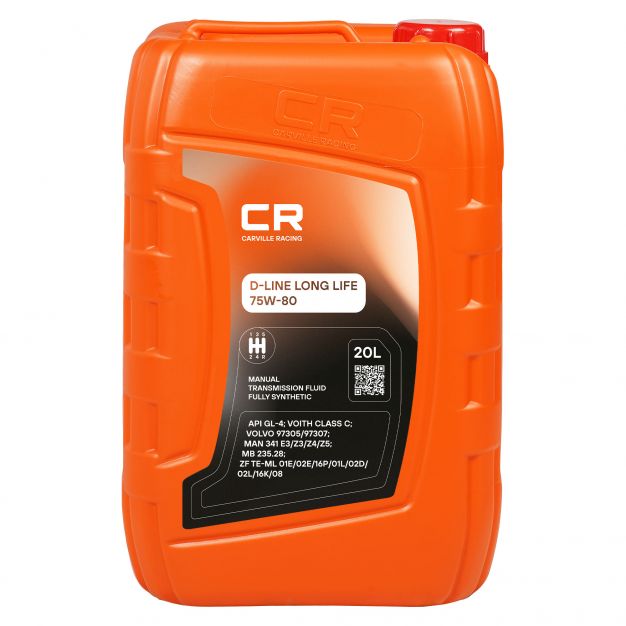 Канистра трансмиссионного масла Carville racing 75W-80 LL объёмом 20 литра фото 1