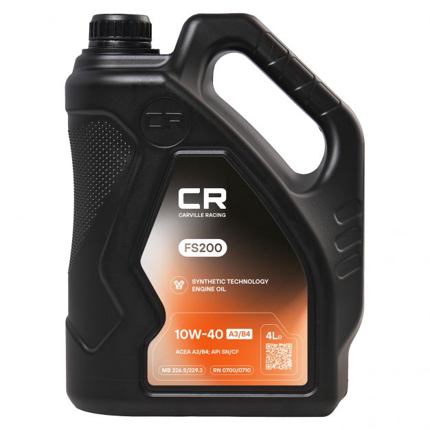 Канистра моторного масла Carville racing 10W-40 A3/B4 объёмом 4 литра фото 1