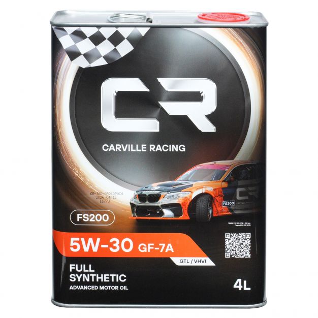 Канистра моторного масла Carville racing 5W-30 GF-7A объёмом 4 литра фото 2