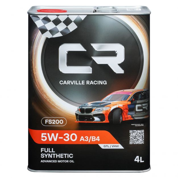 Канистра моторного масла Carville racing 5W-30 A3/B4 объёмом 4 литра фото 1