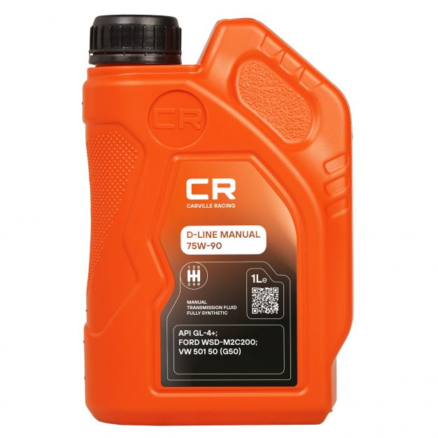 Канистра трансмиссионного масла Carville racing 75W-90 MANUAL объёмом 1 литра фото 1