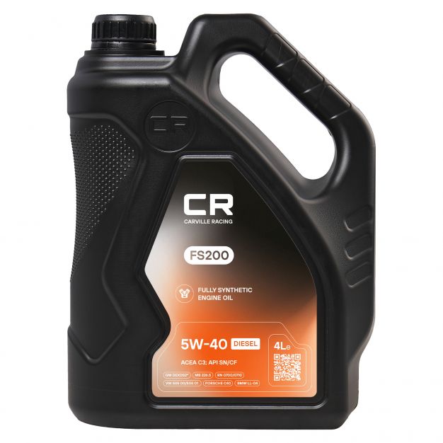 Канистра моторного масла Carville racing 5W-40 DIESEL объёмом 4 литра фото 1