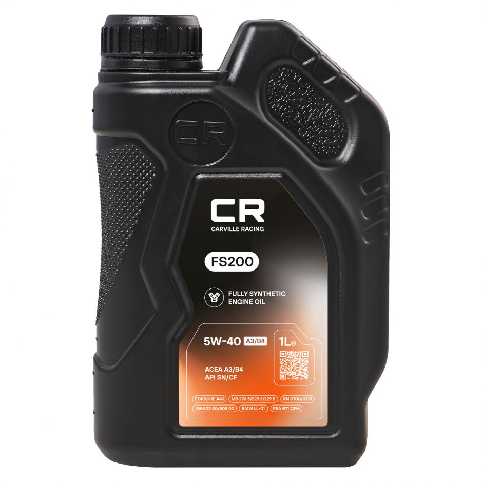 Канистра моторного масла Carville racing 5W-40 A3/B4 объёмом 1 литра фото 1
