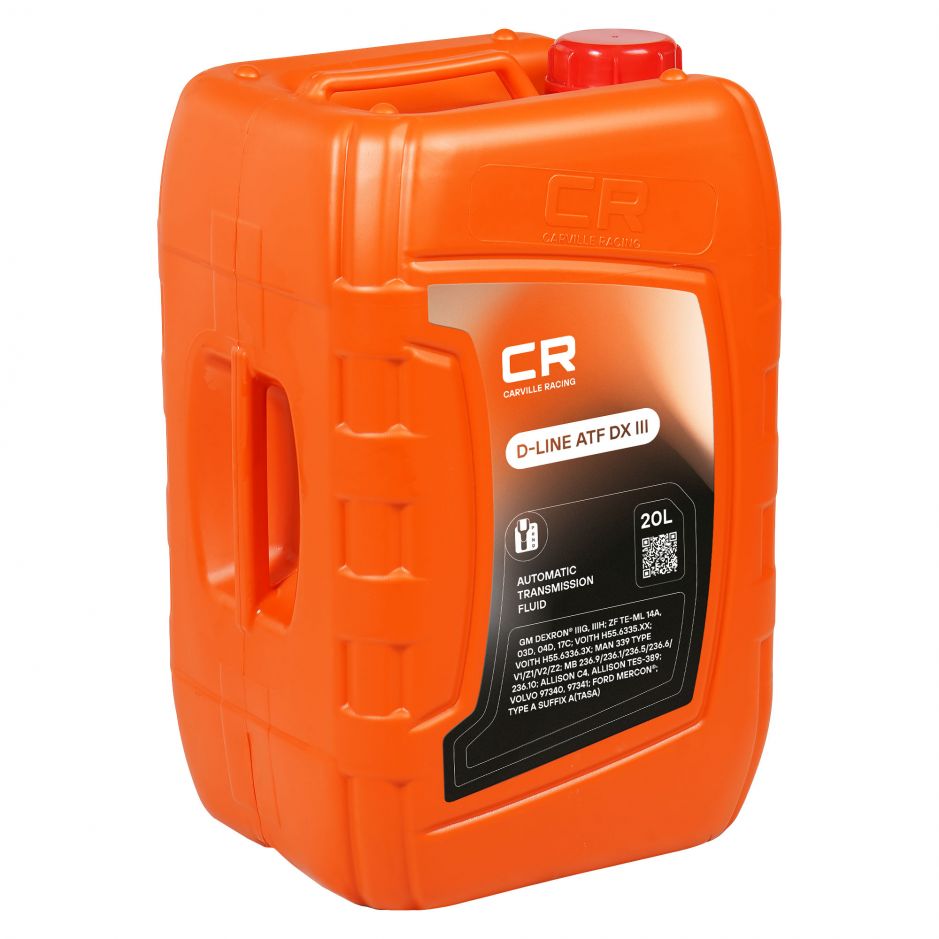 Канистра трансмиссионного масла Carville racing DX III объёмом 20 литра фото 3