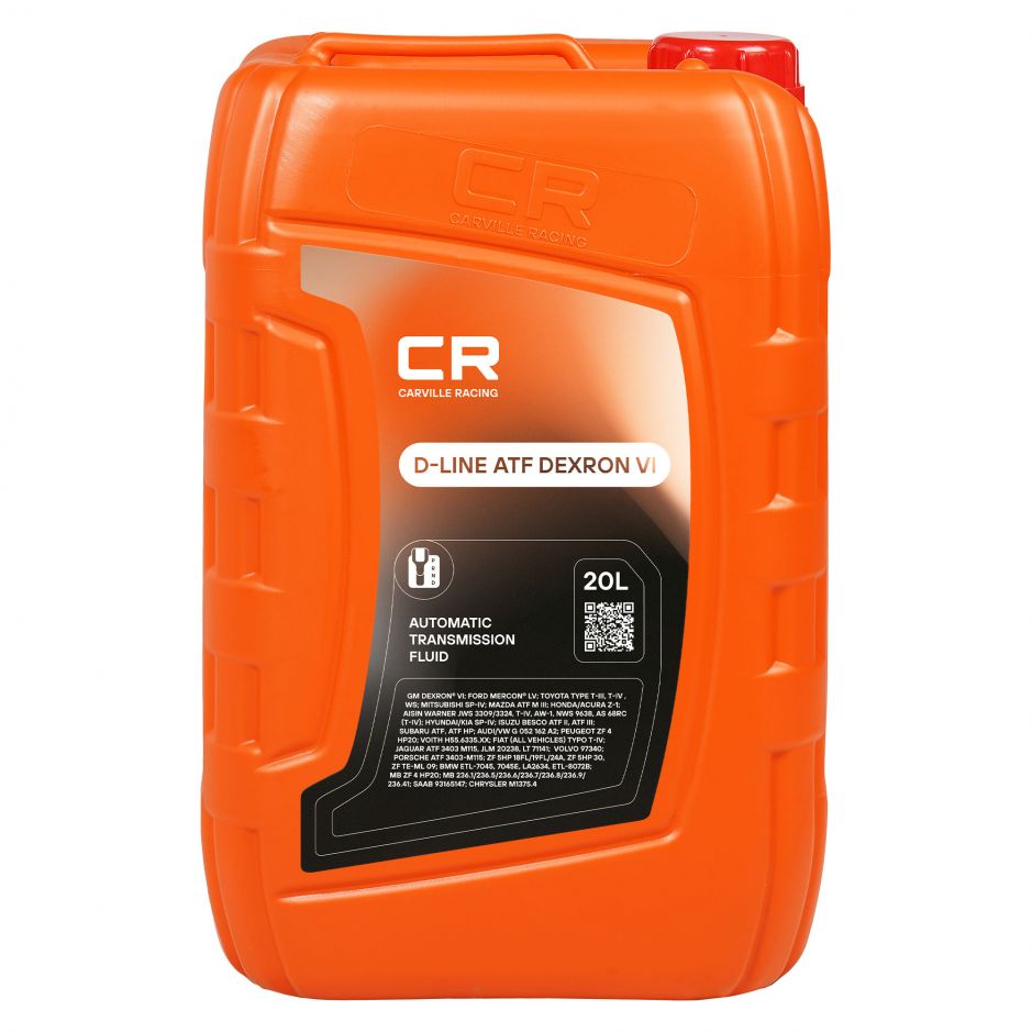 Канистра трансмиссионного масла Carville racing DEXRON VI объёмом 20 литра фото 1