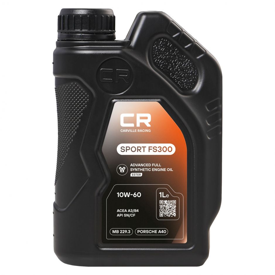 Канистра моторного масла Carville racing 10W-60 объёмом 1 литра фото 1